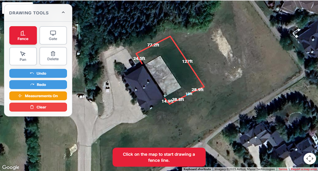 Fence Estimator Interface